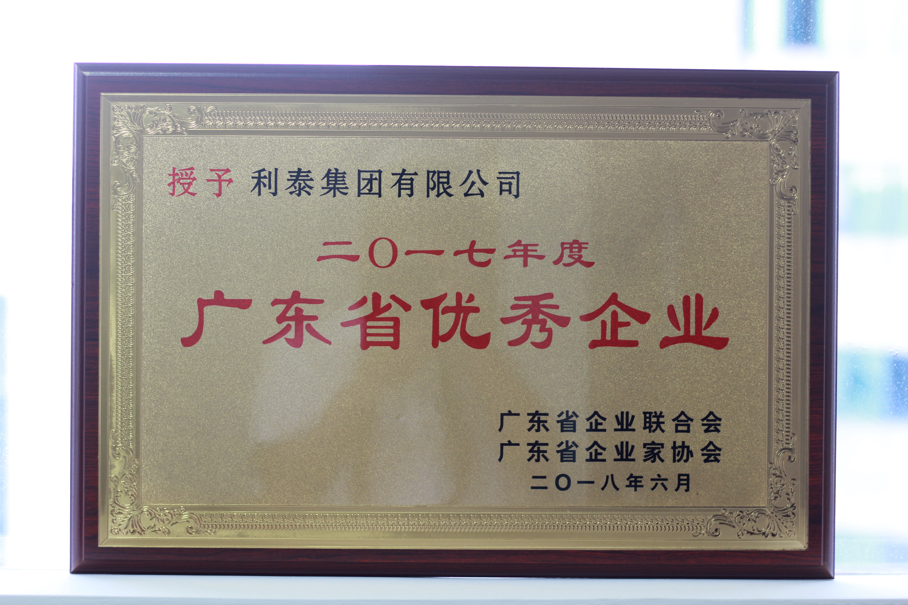 2017年度廣東省優(yōu)秀企業(yè)